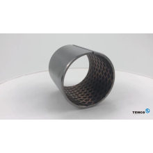 Bague bimétallique de douille en métal d&#39;insertion de graphite de lubrification solide faite sur commande